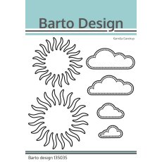 135035  Wykrojnik Barto Design  "Sun & Clouds"