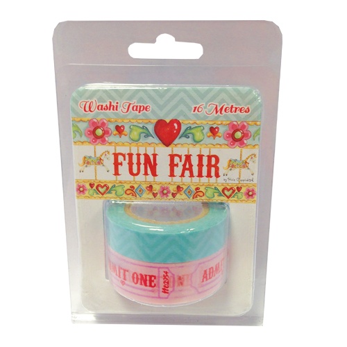 HCWT003 Washi Tape - Fun Fair by Helz Cuppleditch