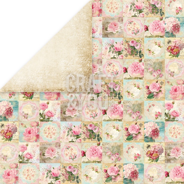 CP-TT01 Papier dwustronny 12x12" Tea Time 01