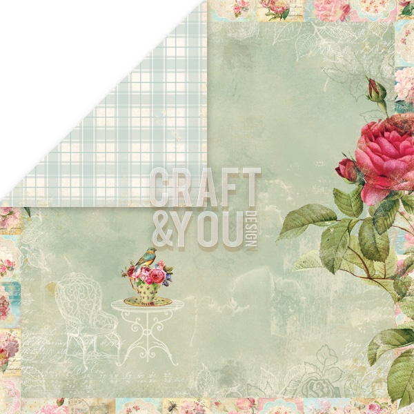 CP-TT04 Papier dwustronny 12x12" Tea Time 04