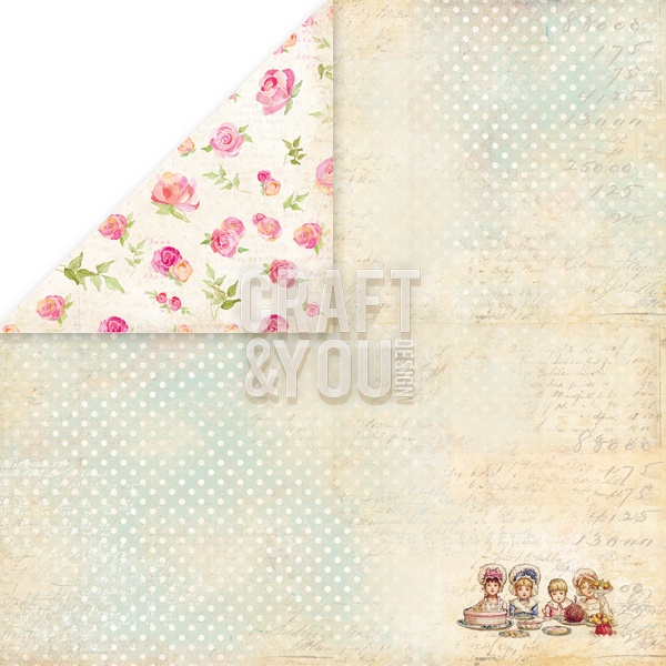 CP-TT05 Papier dwustronny 12x12" Tea Time 05