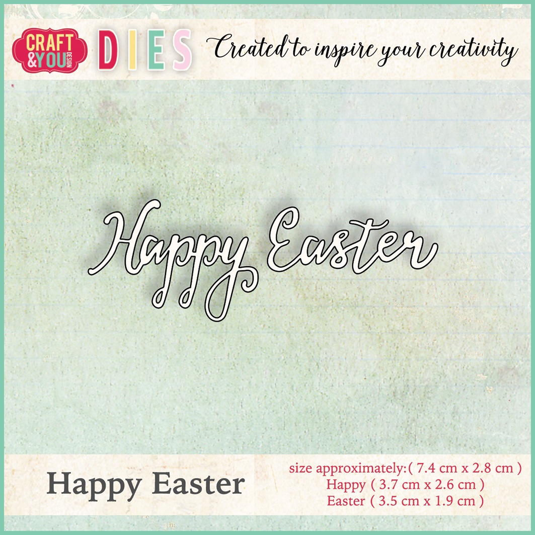 CW006 Wykrojnik Craft&You Design -Happy Easter