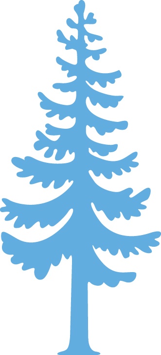 LR0379 Wykrojnik Sosna