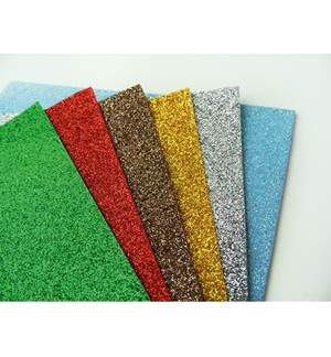 CA3123 Papiery brokatowe Marianne Design Decoration Glitter paper - red