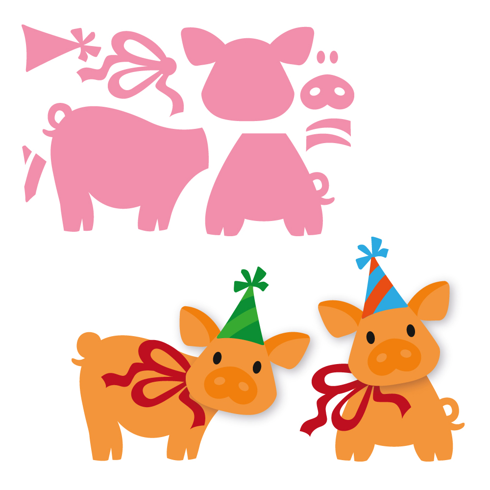 COL1402 Marianne Design Collectable - Prosiątka