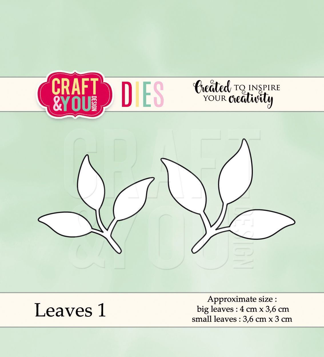 CW038 Wykrojnik /Die-Leaves 1-listki 1 -Craft&You Design