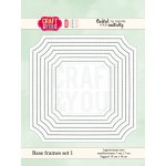 CW042 Wykrojnik /Die-Base frames set 1-ramki -Craft&You Design