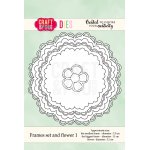 CW041 Wykrojnik /Die-Frames set and flower 1-ramki i kwiatek -Craft&You Design