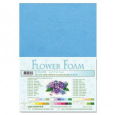 25.4285 Pianka do wykonywania kwiatków -summer blue- błękitny-arkusz A4