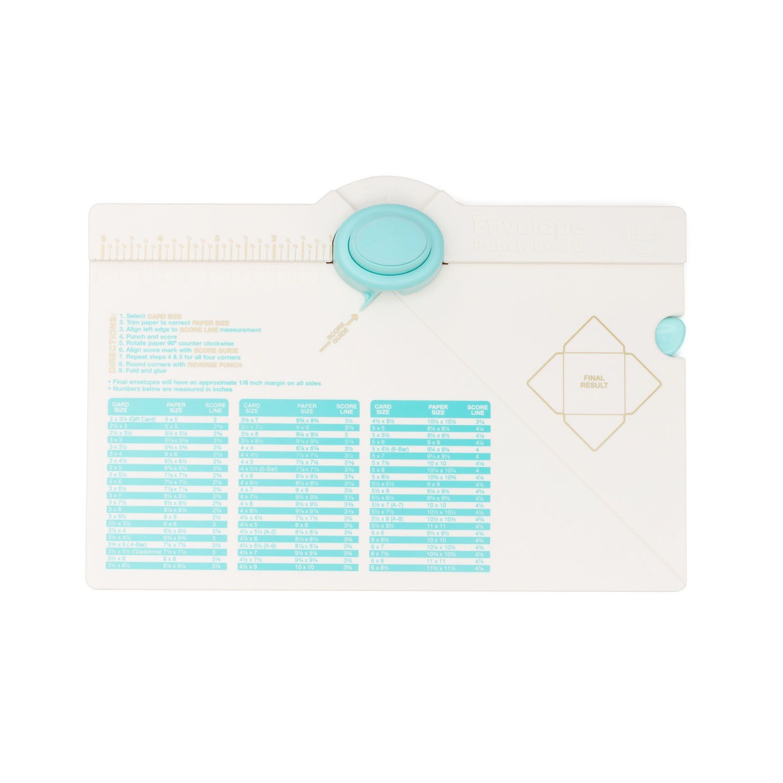 71277-0 Urządzenie Do Robienia Kopert - Tablica Manualna Punch Board Envelope