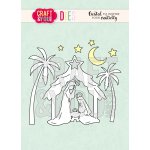 CW075 Wykrojnik/Die-Christams Nativity 2 -szopka 2-Craft&You Design