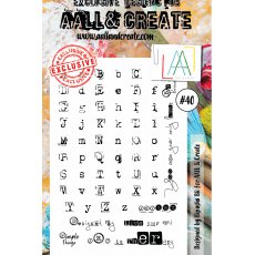 #40 AAll&Create - Stemple A6 - literki