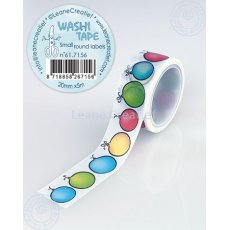 61.7156 Washi tape small round Labels 20mm x 5m - urodziny, balony