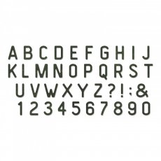 663111 Wykrojnik Bigz L - Alphabet Die -Letterboard