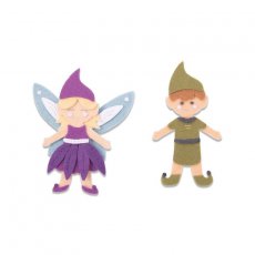 663495 Wykrojnik Sizzix Bigz L -Elf and Fairy -wróżka i elf