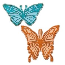 666564  Wykrojnik Thinlits Die Set Vault Scribbly Butterfly - motyle
