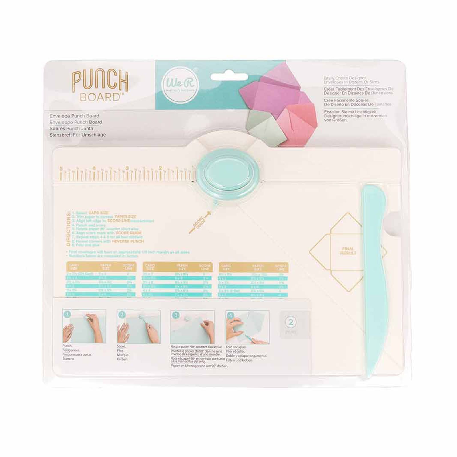 71277-0 Urządzenie Do Robienia Kopert - Tablica Manualna Punch Board Envelope