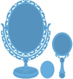 LR0321 Wykrojniki Vintage mirror - lusterka