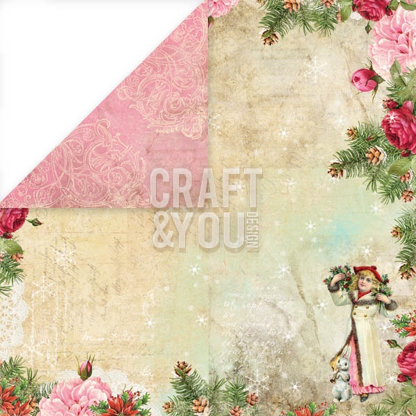 CP-CS05 Papier dwustronny 12x12" CHRISTMAS STORY 05