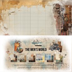 AA-TMW-07 Alchemy of Art- 12x12'' -Zestaw papierów do scrapbookingu 30x30 cm - The Men's World