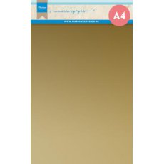 CA3177 Zestaw papierów lustrzanych A4 - Mirror paper - gold / złoto