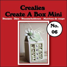 CCABM06 Wykrojnik Crealies • Karton mleka - pudełko mini