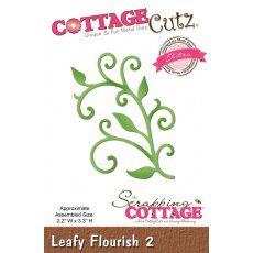 CCE-403 Wykrojniki CottageCutz - Leafy Flourish 2