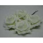 CKF-L-007 Piankowe róże 4cm/4szt -ecru