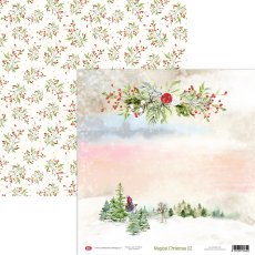 CP-MC02 Papier dwustronny Craft & You Design 30,5x30,5  Magical Christmas 02