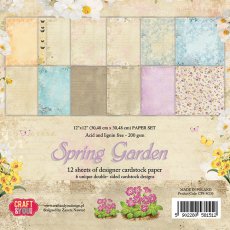 CPS-SG30 Zestaw papierów 30,5x30,5 cm Craft&You Design-Spring Garden