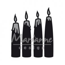 CR1425 Wykrojniki Craftables -Advents candles-świece adwentowe