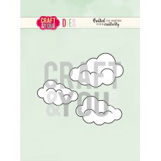 CW087 Wykrojnik /Die--Clouds-chmurki Craft&You Design