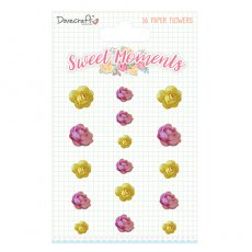 DCFLW020 Sweet Moments - papierowe kwiatki Dovecraft