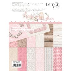 LEM-MUMS-03  MUM'S LOVE BASIC -Bloczek papierów do scrapbookingu 15,2x20,3cm- Lemoncraft
