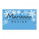 LR0498 Wykrojnik Marianne Design -Snowflakes border-śnieżynkowy border