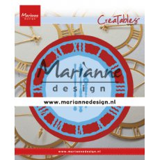 LR0636 Wykrojnik Marianne Design - CreaTables - Clock - zegar