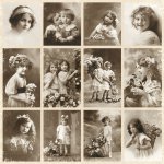 PD135 Zdjęcia Little sweeties - From Grandma's Attic