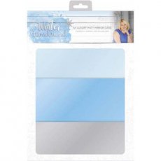 S-WW-MIRRORM Zestaw papierów A4- Winter Wonderland - Luxury Mat Mirror Card
