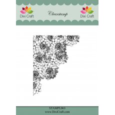 STAMPL063 Stemple Dixi Craft - narożnik kwiatowy