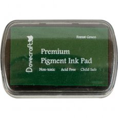 TUSZ pigmentowy firmy Dovecraft zielony ( forest green)