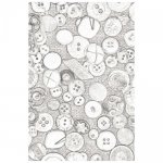 665728 Folder wytłaczający Sizzix 3-D Textured Impressions Embossing Folder - Vintage Buttons by Eileen Hull