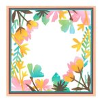 666520 - Sizzix • Layered Stencils Botanical Border 4pcs - roślinny border