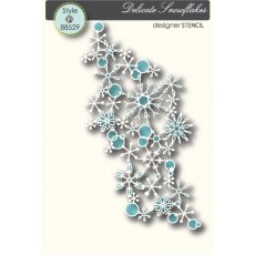 88529 Maska ( szablon)  - Delicate Snowflakes