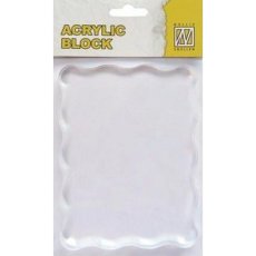 AB007  Nellie's Choice • Acryl Stamp Block  - bloczek akrylowy 120x90x8mm 