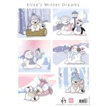 AK0094 Arkusz  A4 -Marianne Design - Eline's Winter Dreams