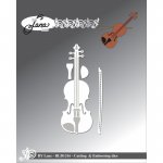 BLD1316 Wykrojnik By Lene- VIOLIN CUTTING & EMBOSSING DIES - skrzypce