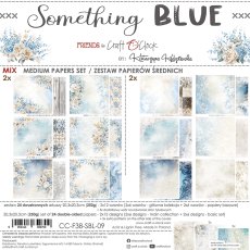 CC-F38-SBL-09 *PRZEDSPRZEDAŻ* SOMETHING BLUE - zestaw papierów 20,3x20,3cm - MIX-wysyłka po 29 stycznia 2025r.