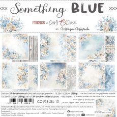 CC-F38-SBL-10 *PRZEDSPRZEDAŻ*  SOMETHING BLUE- zestaw papierów 15,25x15,25cm-wysyłka po 29 stycznia 2025r.