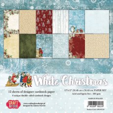CPS-WC30 Zestaw papierów 30,5x30,5 cm Craft&You Design-White Christmas