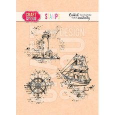 CS039 Clear Stamps Sea Travel Set/Stemple Morski zestaw- Craft & You Design